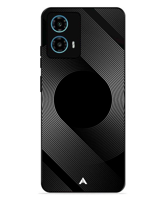 Stripe Pattern 14 Metal Back Cover Phone Case for Moto G34