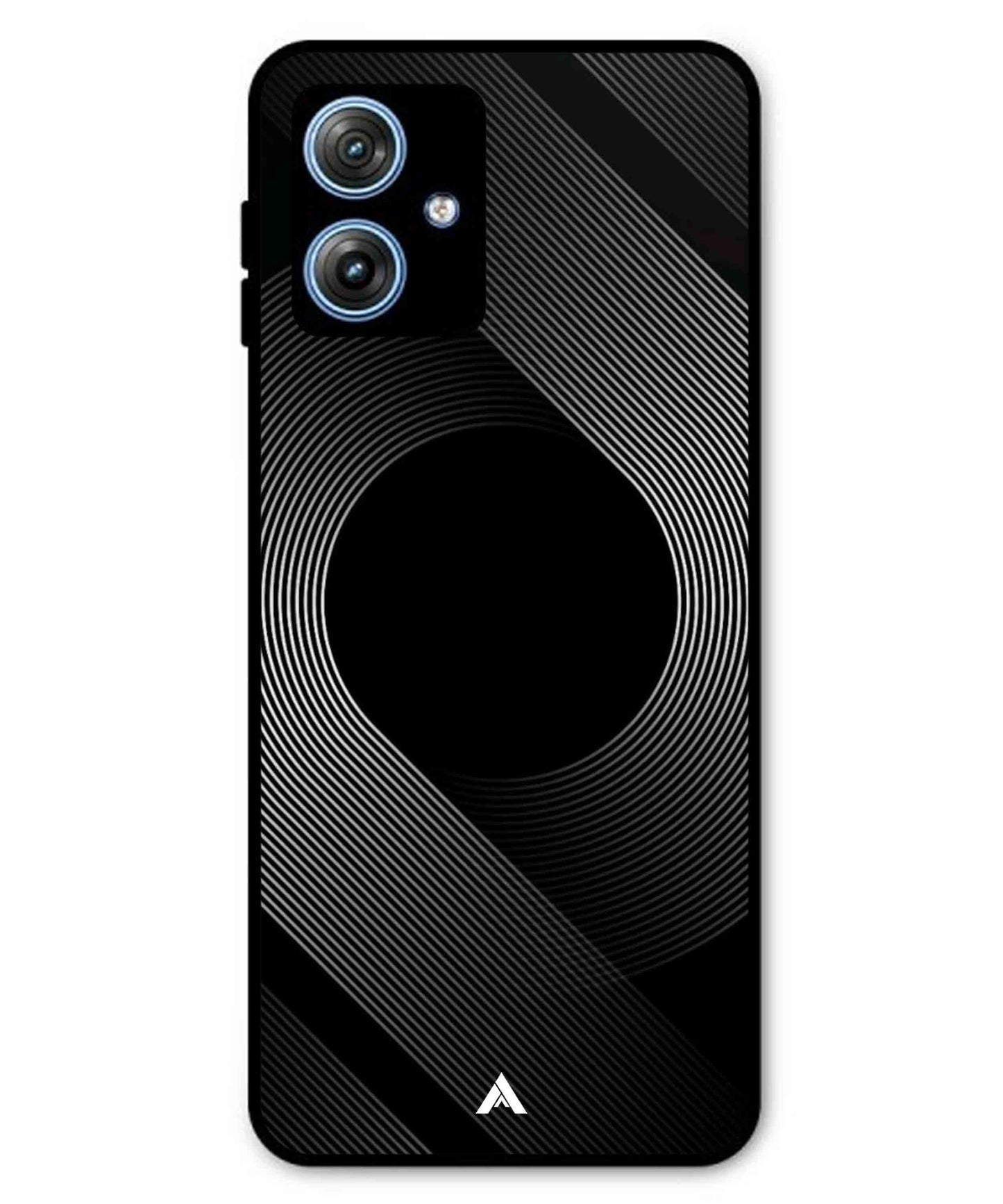 Stripe Pattern 14 Metal Back Cover Phone Case for Moto G64