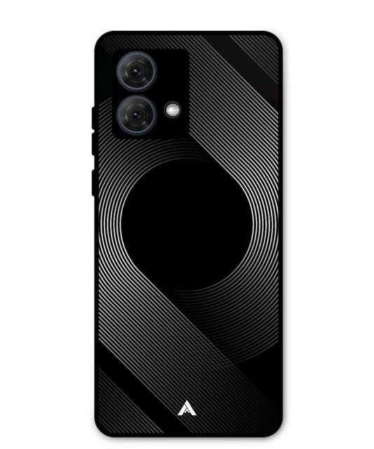 Stripe Pattern 14 Metal Back Cover Phone Case for Moto G84