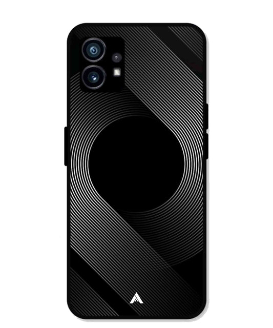Stripe Pattern 14 Metal Back Cover Phone Case for Nothing Phone 1