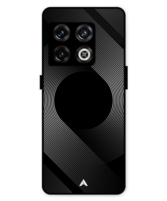 Stripe Pattern 14 Metal Back Cover Phone Case for Oneplus 10 Pro