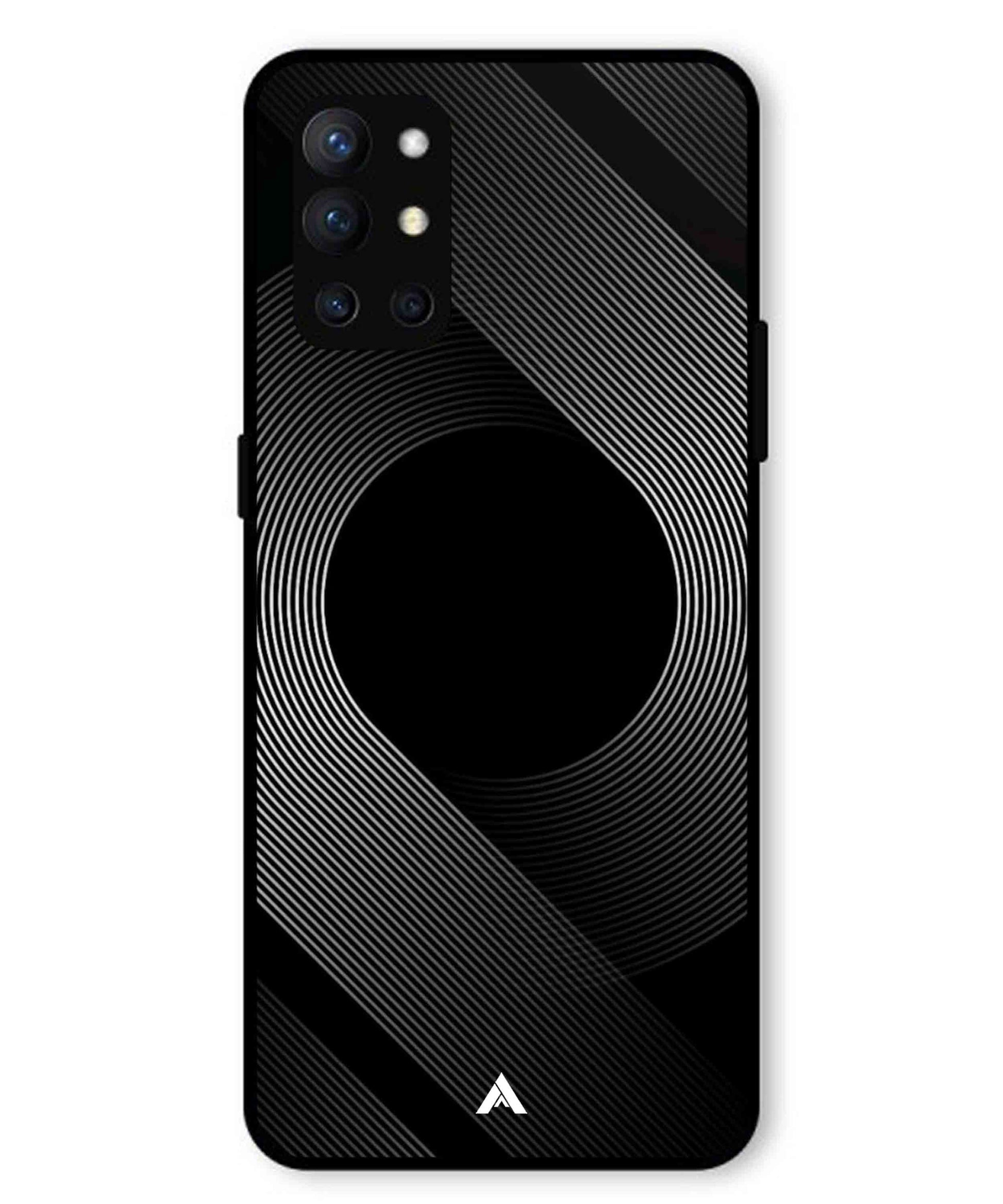 Stripe Pattern 14 Metal Back Cover Phone Case for Oneplus 9R