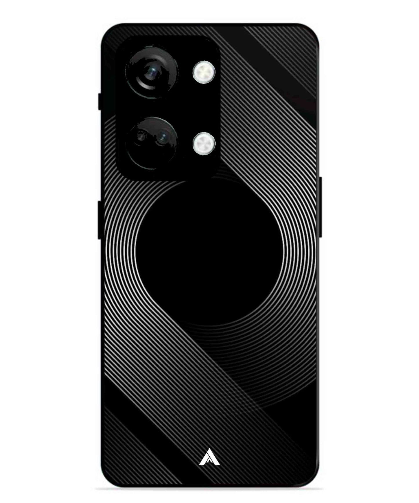Stripe Pattern 14 Metal Back Cover Phone Case for Oneplus Nord 3