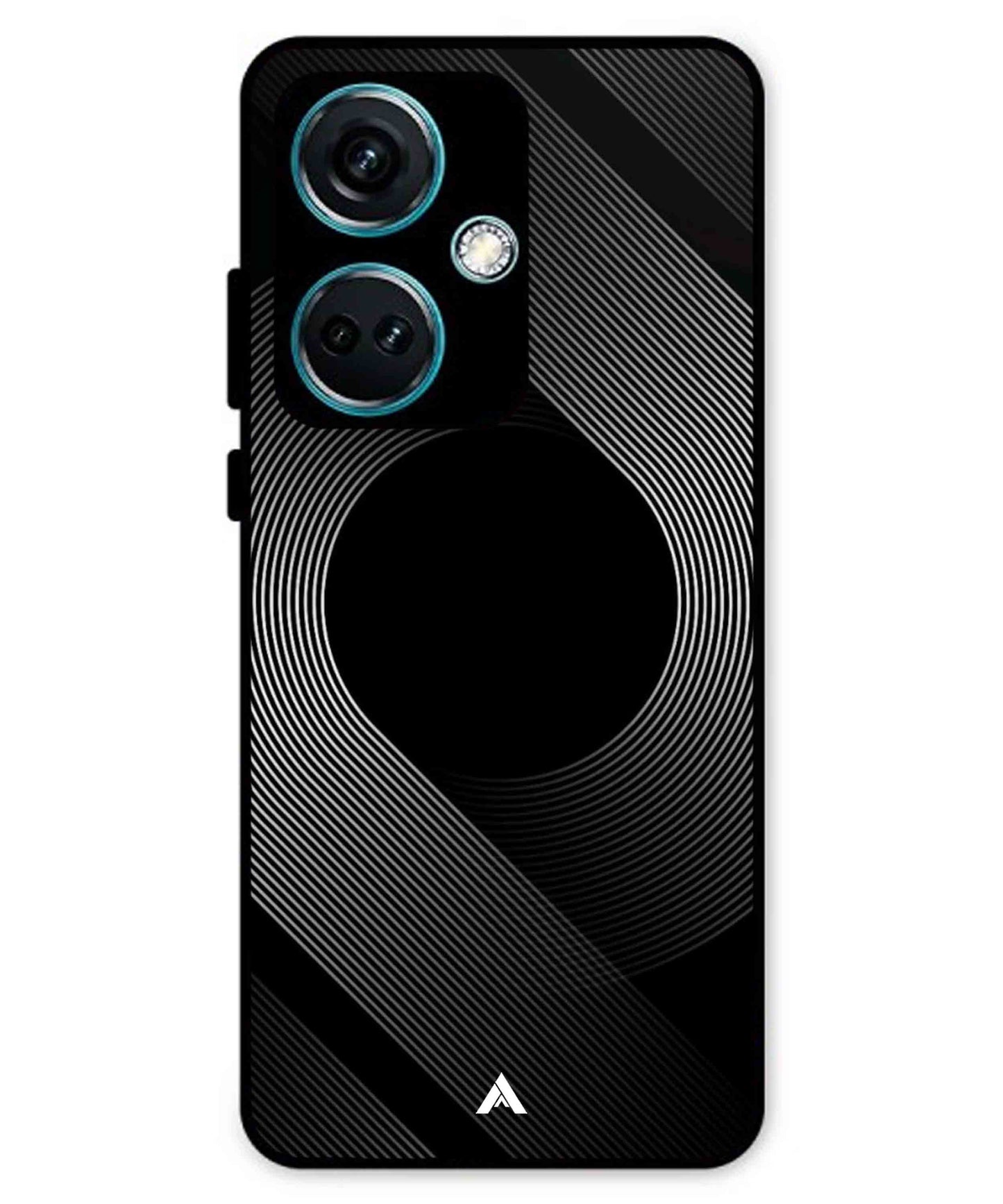 Stripe Pattern 14 Metal Back Cover Phone Case for Oneplus Nord CE 3