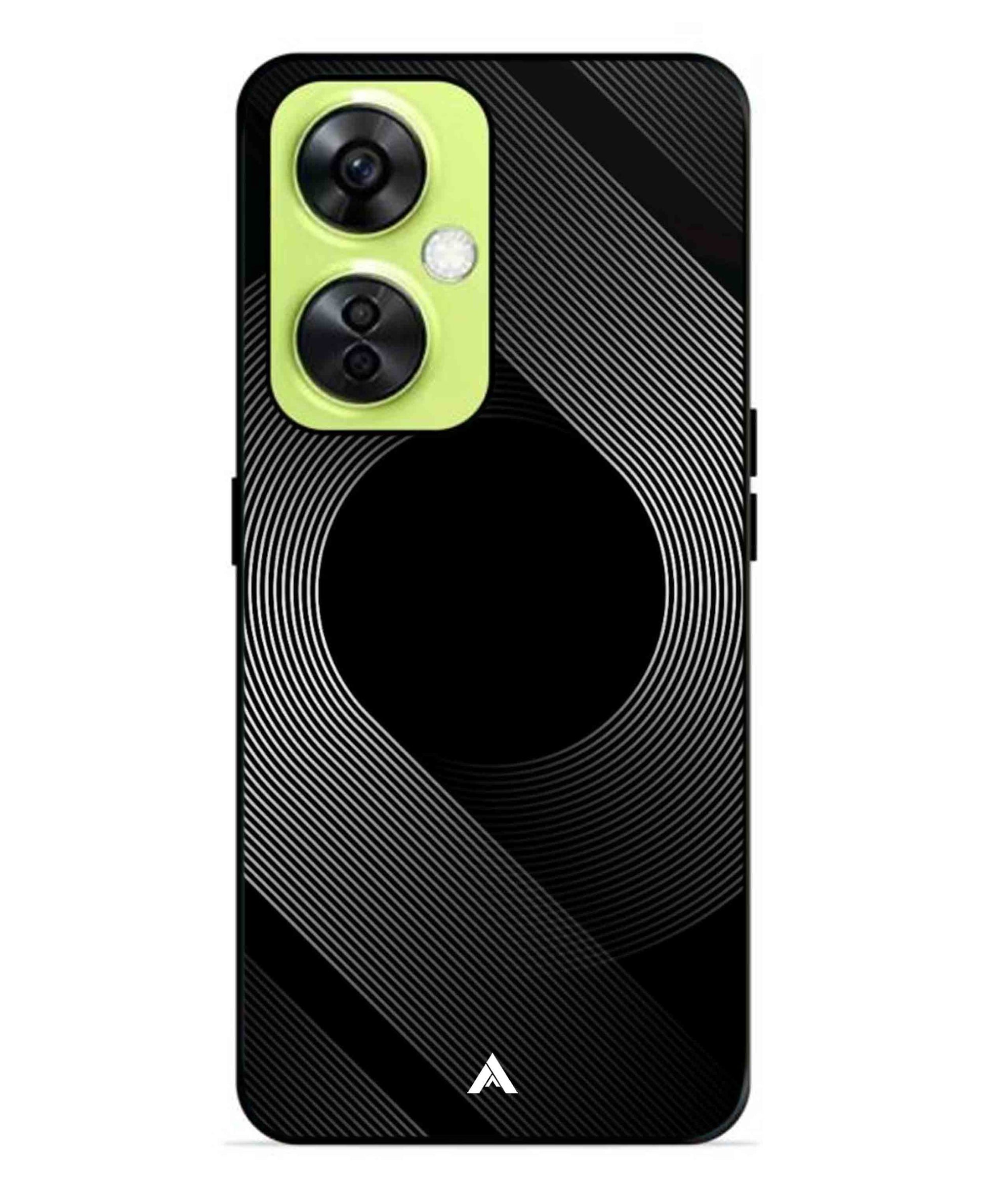 Stripe Pattern 14 Metal Back Cover Phone Case for Oneplus Nord CE 3 Lite