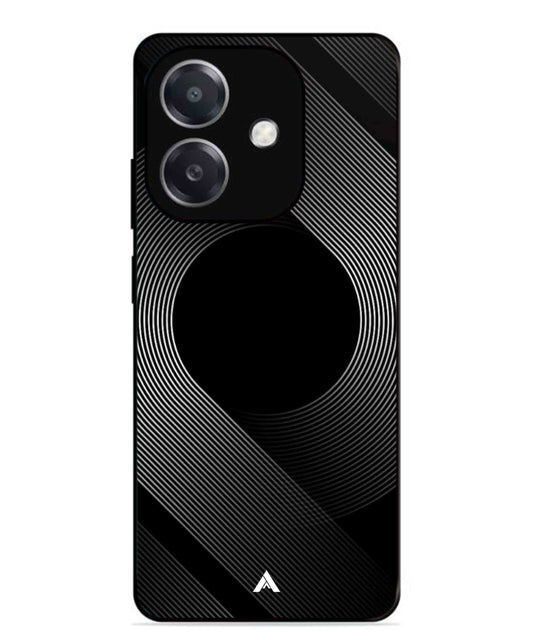 Stripe Pattern 14 Metal Back Cover Phone Case for Oppo A3