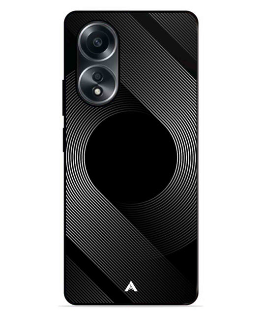 Stripe Pattern 14 Metal Back Cover Phone Case for Oppo A78