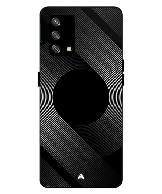 Stripe Pattern 14 Metal Back Cover Phone Case for Oppo A93