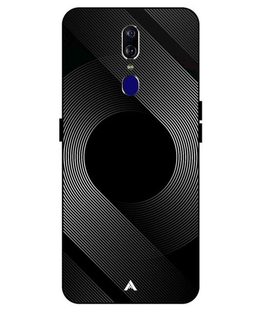Stripe Pattern 14 Metal Back Cover Phone Case for Oppo F11