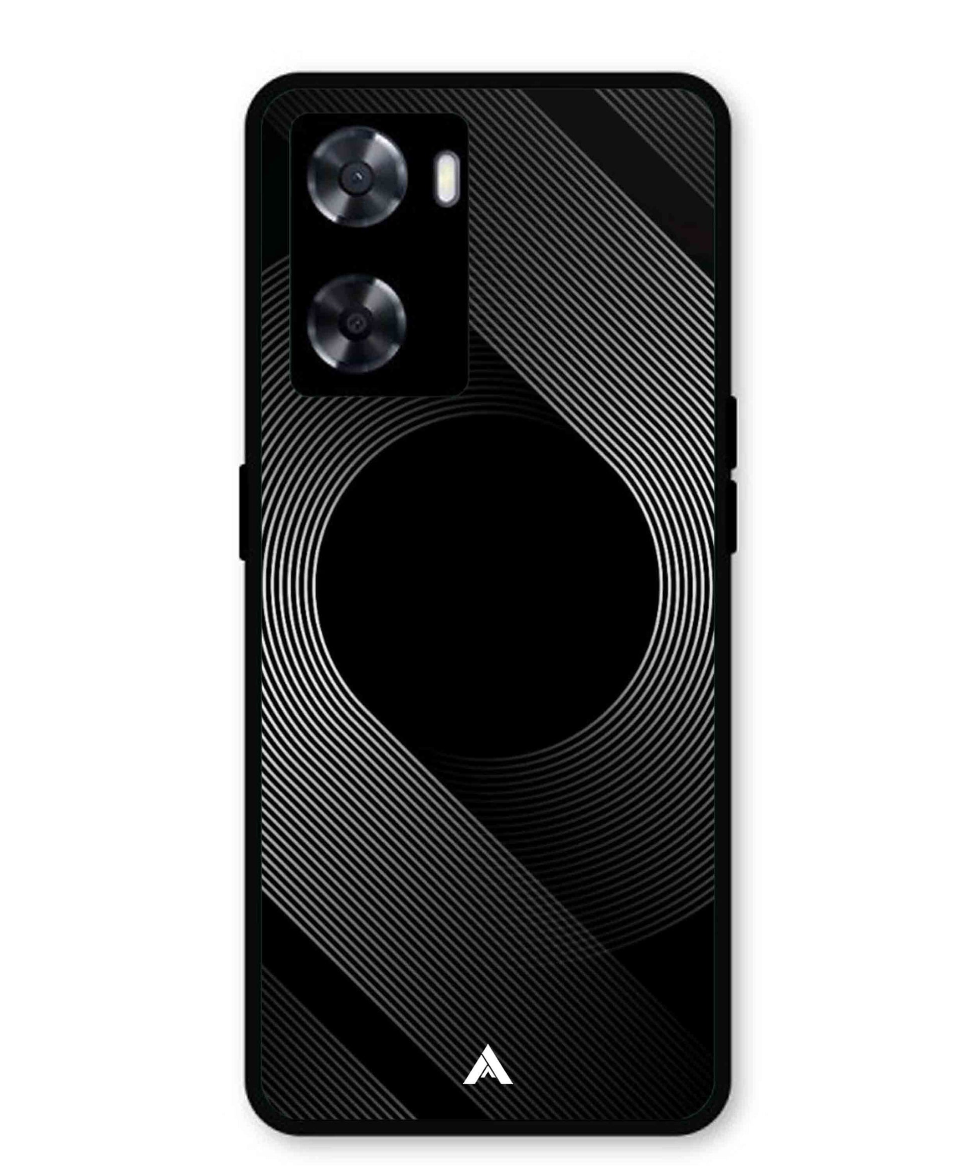 Stripe Pattern 14 Metal Back Cover Phone Case for Oppo K10