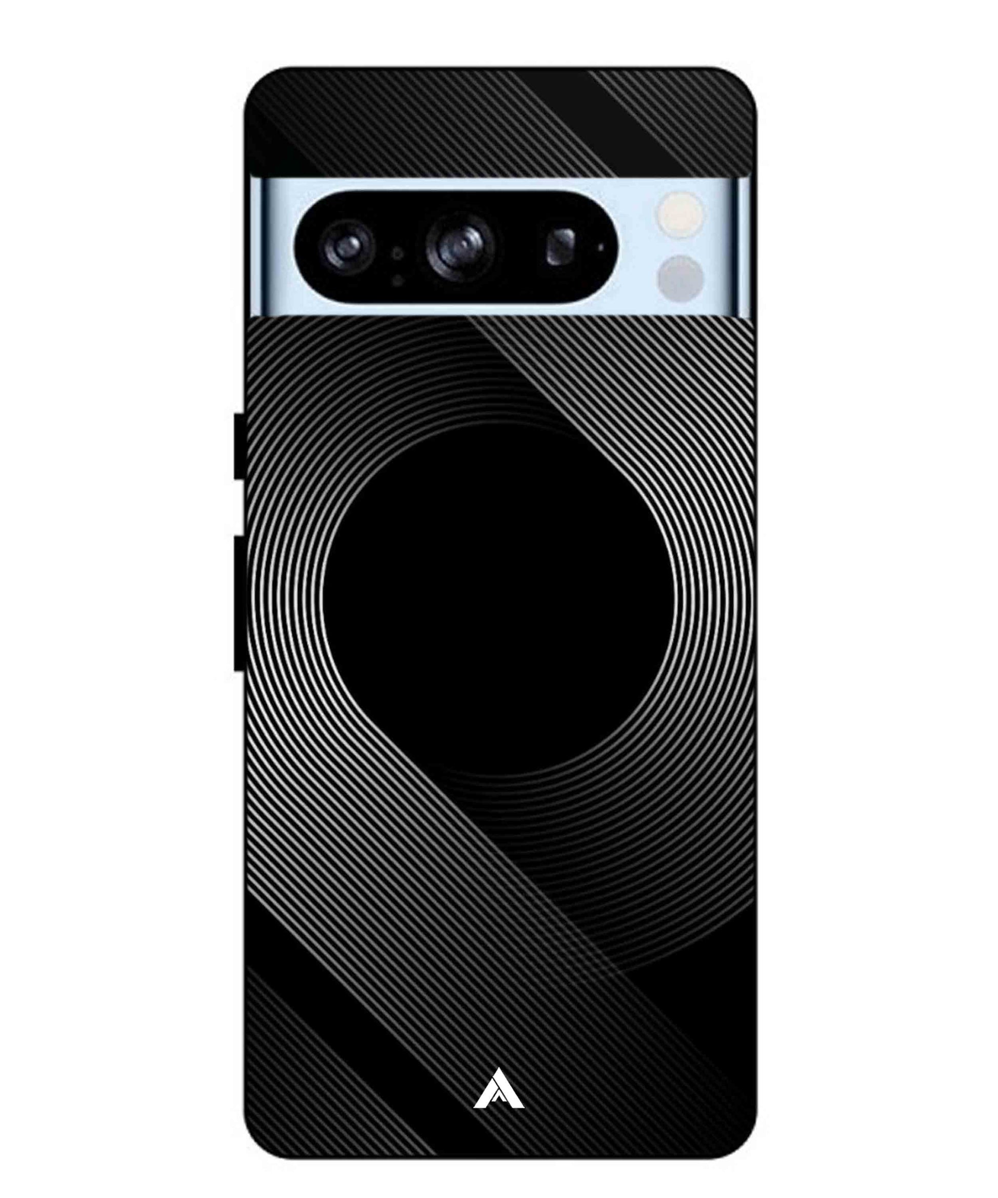 Stripe Pattern 14 Metal Back Cover Phone Case for Pixel 8 Pro