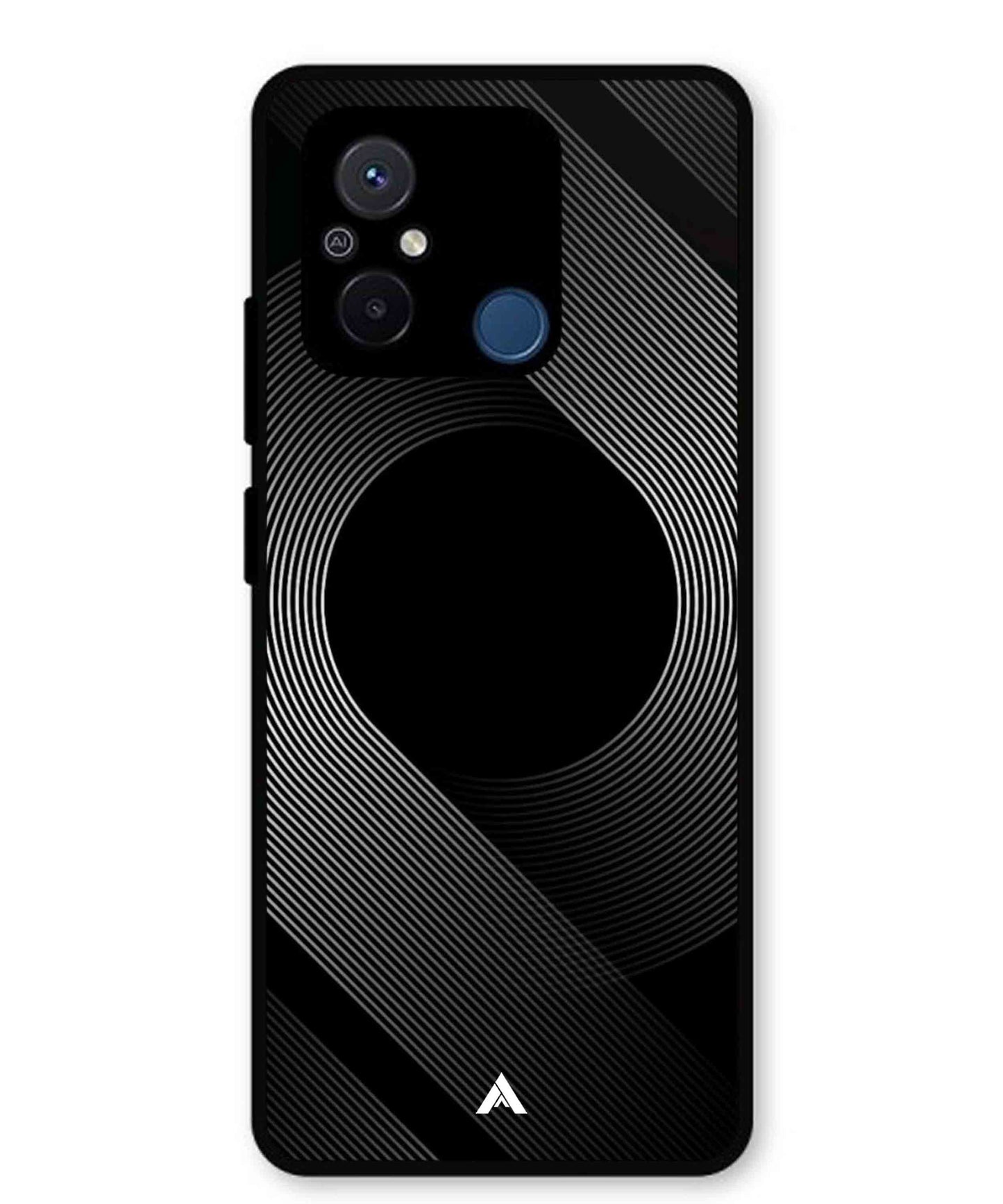 Stripe Pattern 14 Metal Back Cover Phone Case for Poco C55