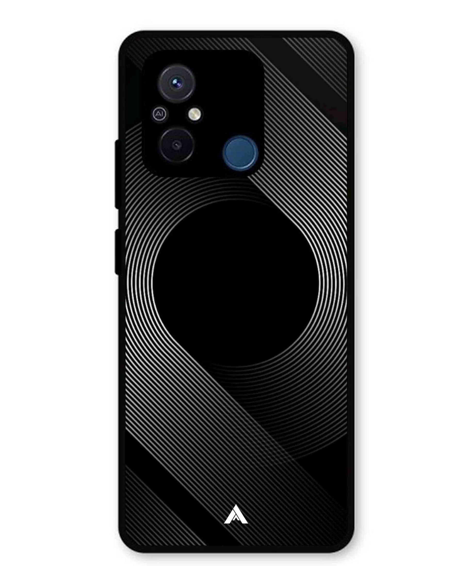Stripe Pattern 14 Metal Back Cover Phone Case for Poco C55