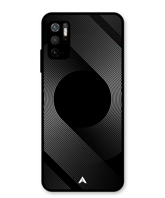 Stripe Pattern 14 Metal Back Cover Phone Case for Poco M3 Pro