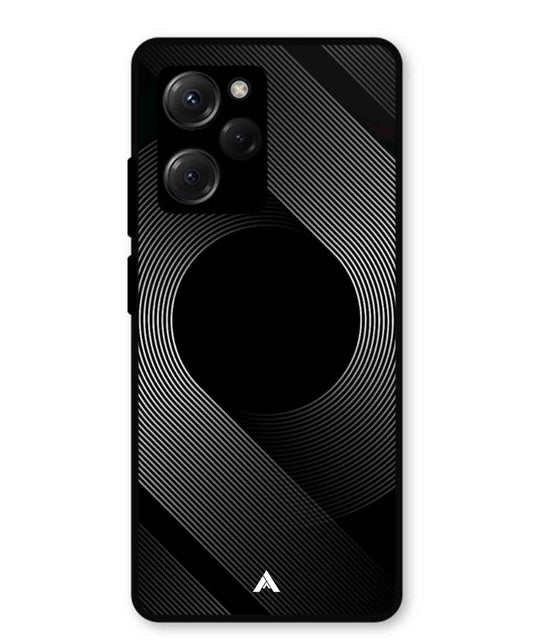 Stripe Pattern 14 Metal Back Cover Phone Case for Poco X5 Pro