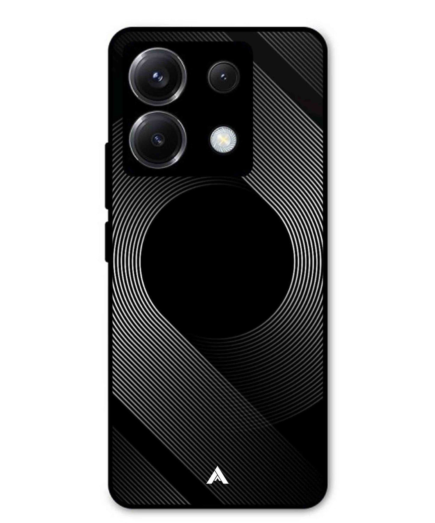 Stripe Pattern 14 Metal Back Cover Phone Case for Poco X6 24269553-f63b-4490-89f6-f7465d303a98