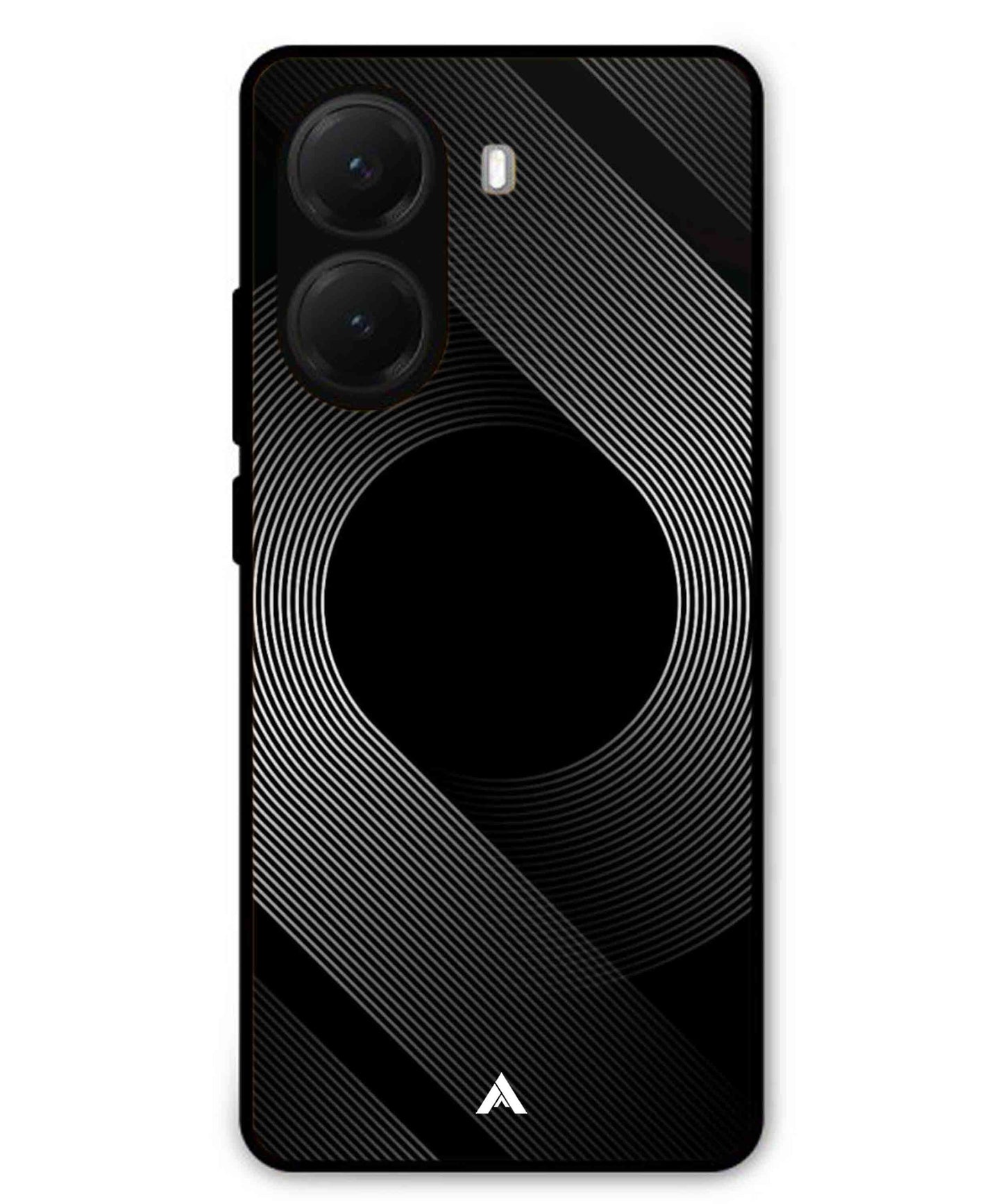 Stripe Pattern 14 Metal Back Cover Phone Case for Poco X7 Pro