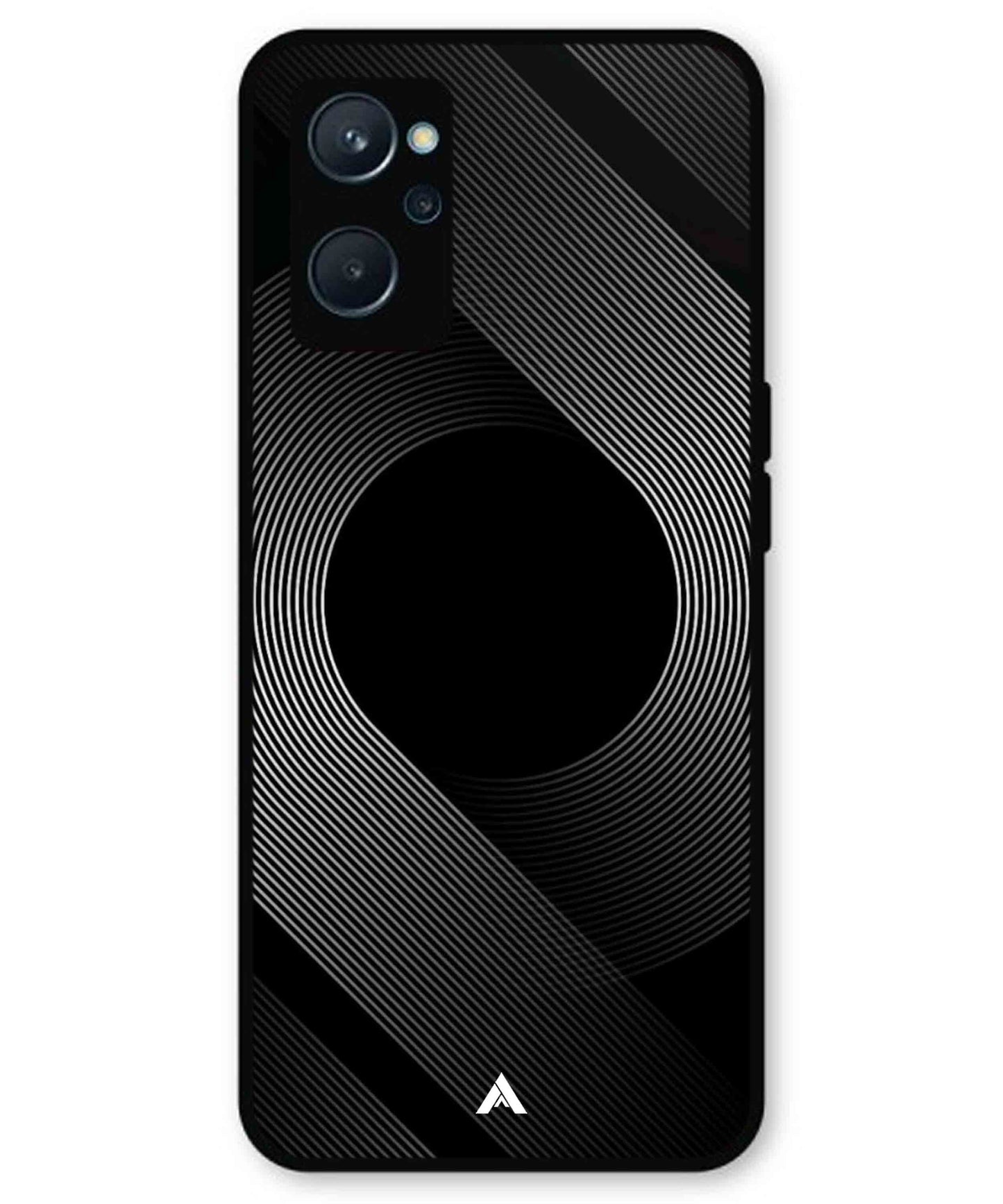 Stripe Pattern 14 Metal Back Cover Phone Case for Realme 10