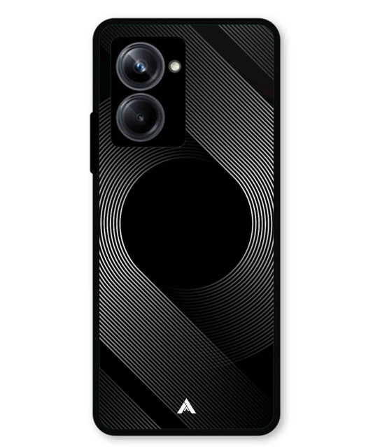 Stripe Pattern 14 Metal Back Cover Phone Case for Realme 10 Pro