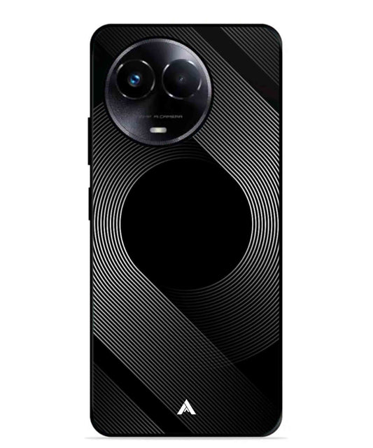 Stripe Pattern 14 Metal Back Cover Phone Case for Realme 11 5G