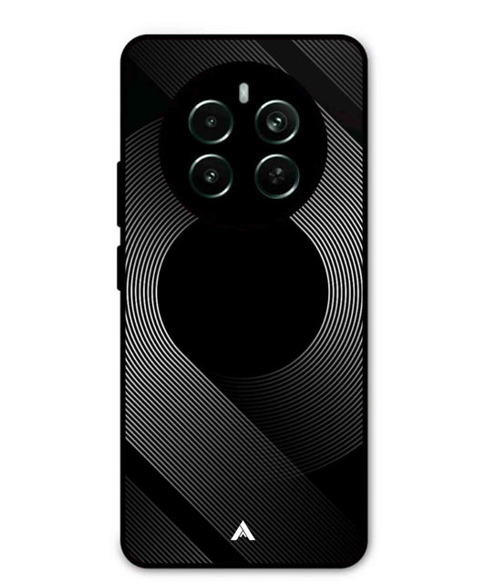 Stripe Pattern 14 Metal Back Cover Phone Case for Realme 12 Pro Plus
