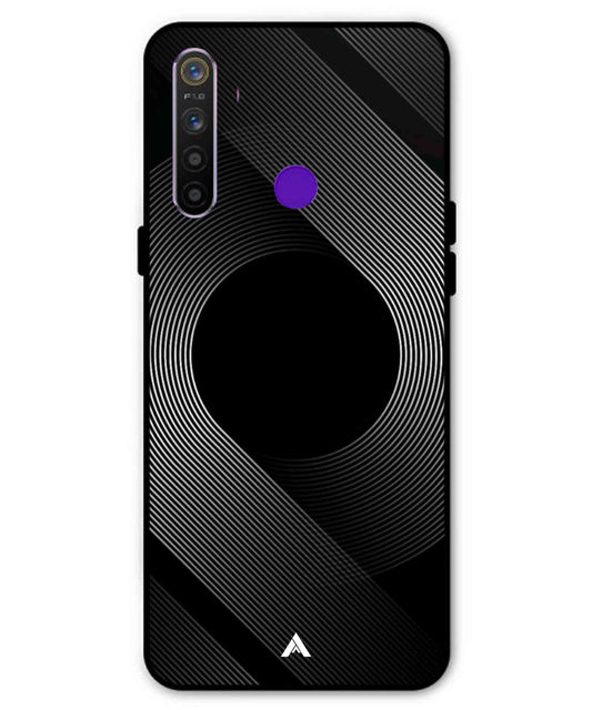 Stripe Pattern 14 Metal Back Cover Phone Case for Realme 5s