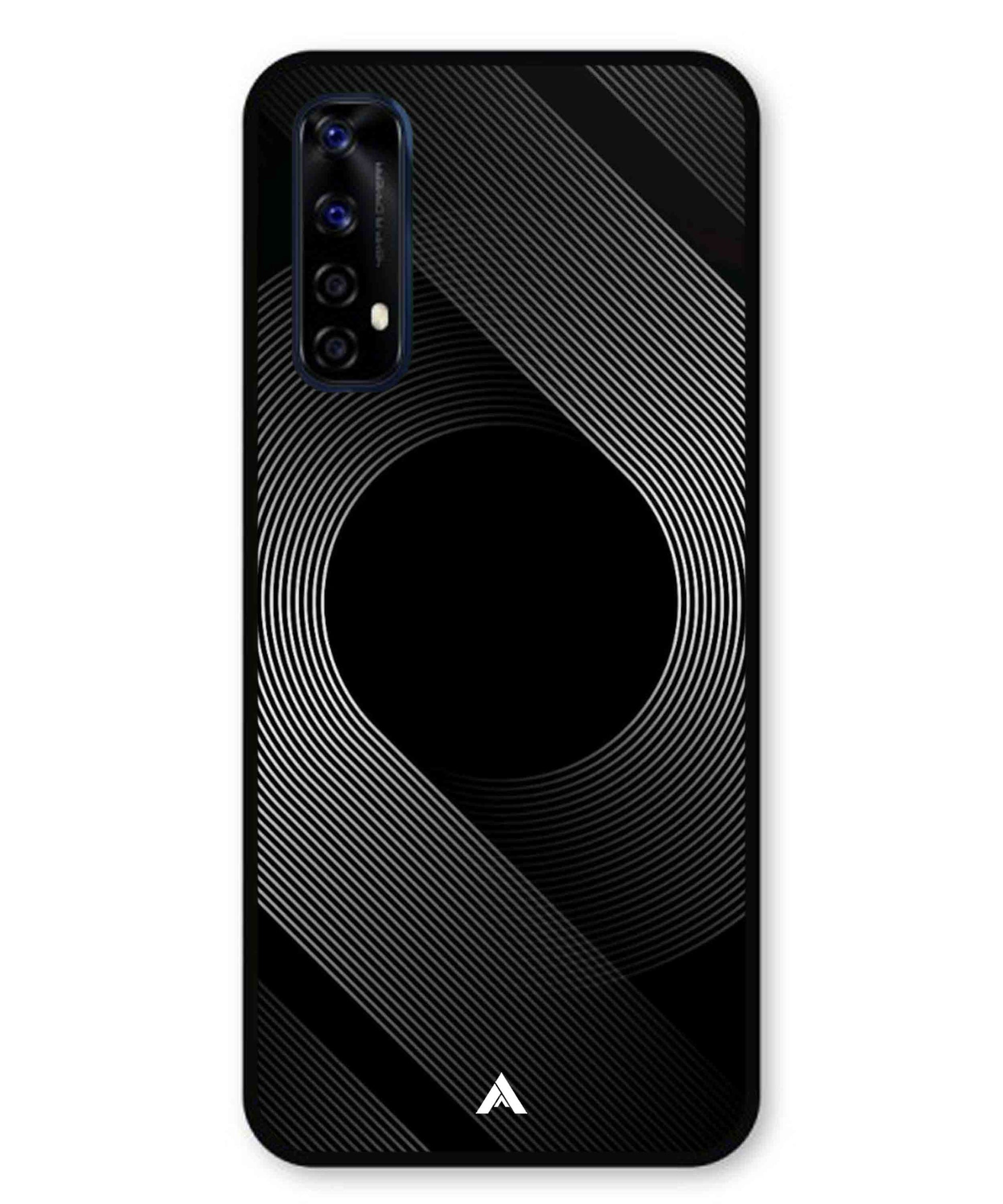 Stripe Pattern 14 Metal Back Cover Phone Case for Realme 7