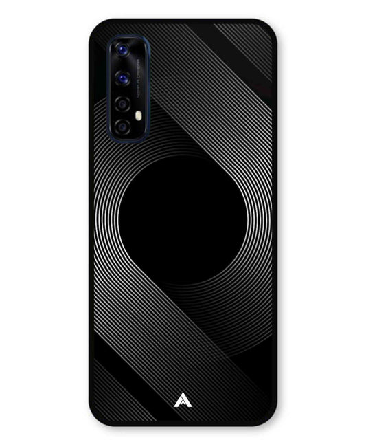 Stripe Pattern 14 Metal Back Cover Phone Case for Realme 7