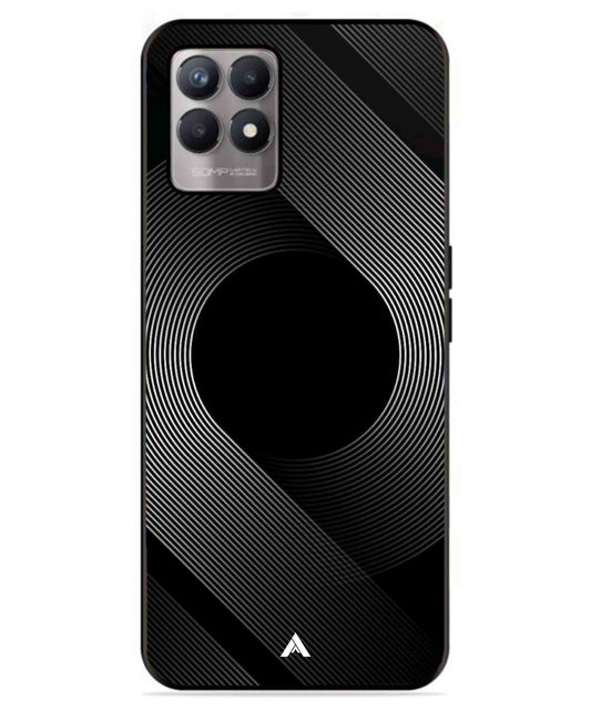 Stripe Pattern 14 Metal Back Cover Phone Case for Realme 8 4G