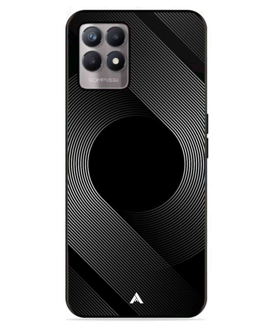 Stripe Pattern 14 Metal Back Cover Phone Case for Realme 8 Pro