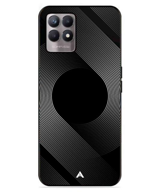 Stripe Pattern 14 Metal Back Cover Phone Case for Realme 8i