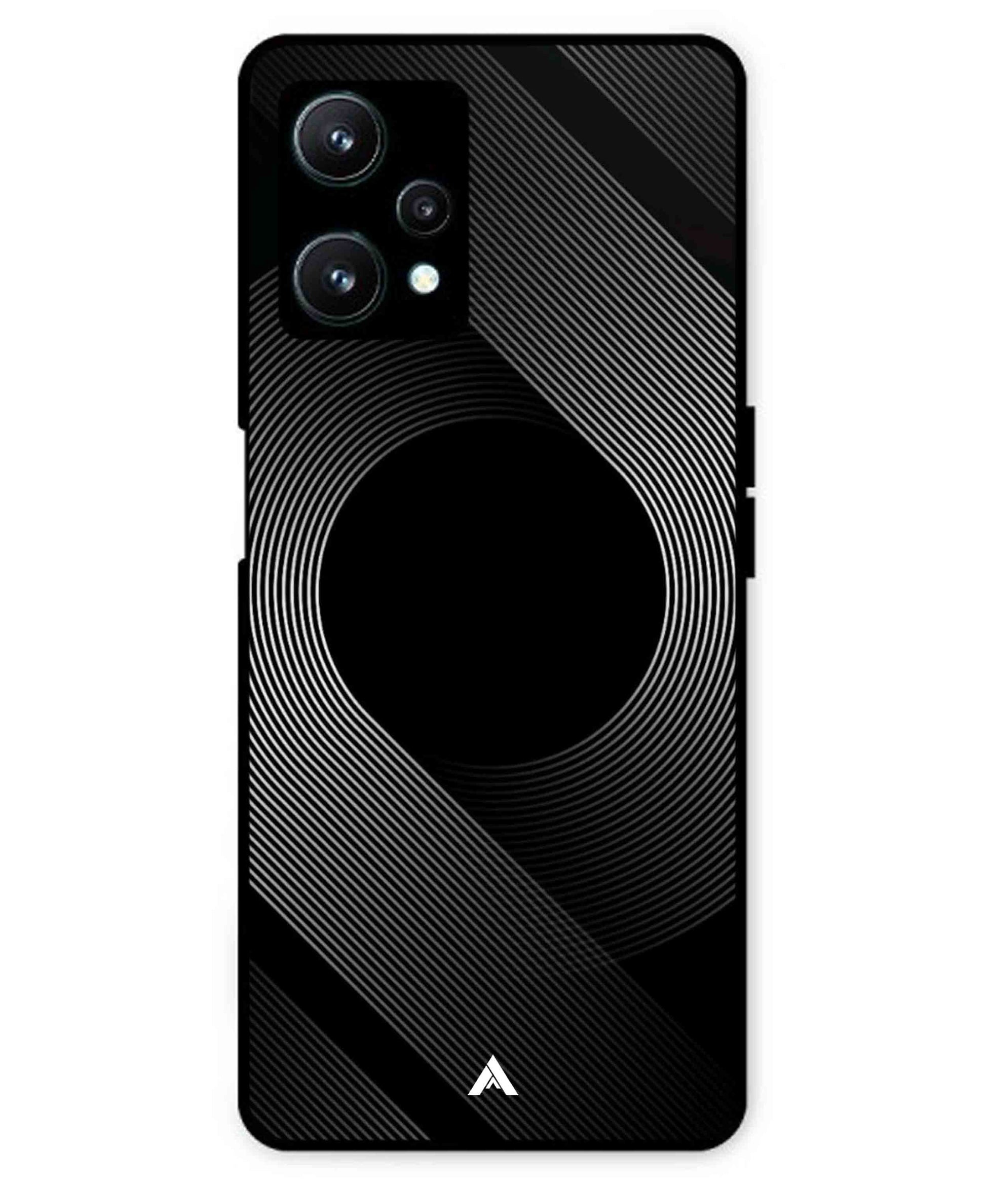 Stripe Pattern 14 Metal Back Cover Phone Case for Realme 9 SE