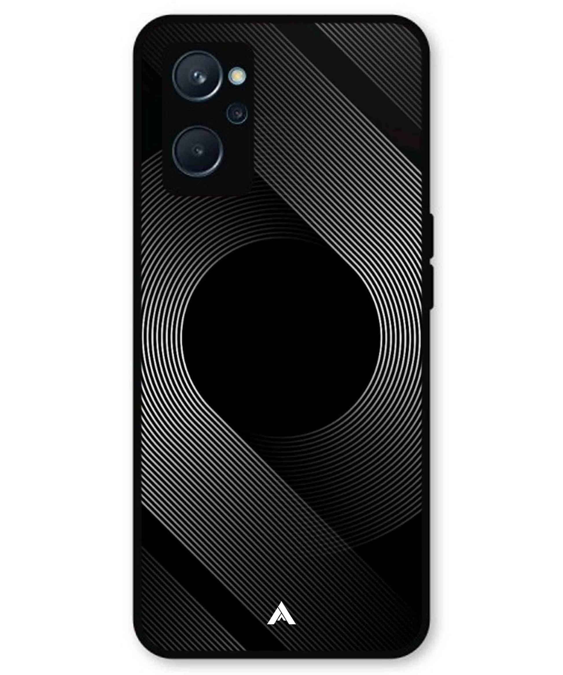 Stripe Pattern 14 Metal Back Cover Phone Case for Realme 9i