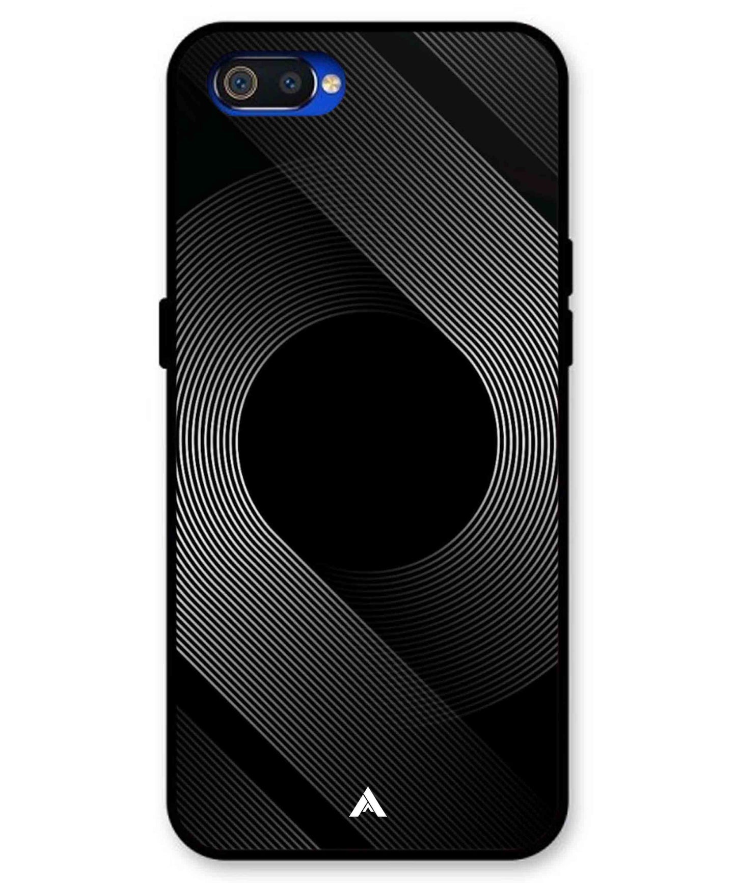 Stripe Pattern 14 Metal Back Cover Phone Case for Realme C2