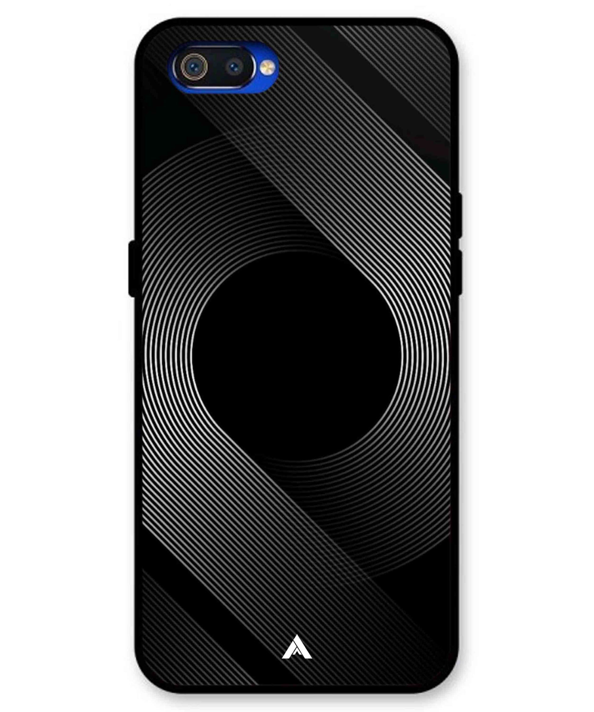 Stripe Pattern 14 Metal Back Cover Phone Case for Realme C2