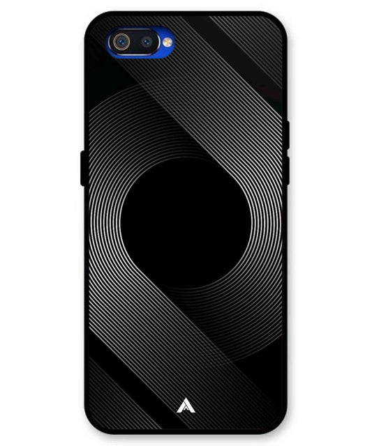 Stripe Pattern 14 Metal Back Cover Phone Case for Realme C2