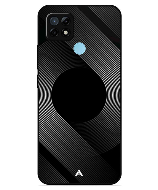 Stripe Pattern 14 Metal Back Cover Phone Case for Realme C25Y