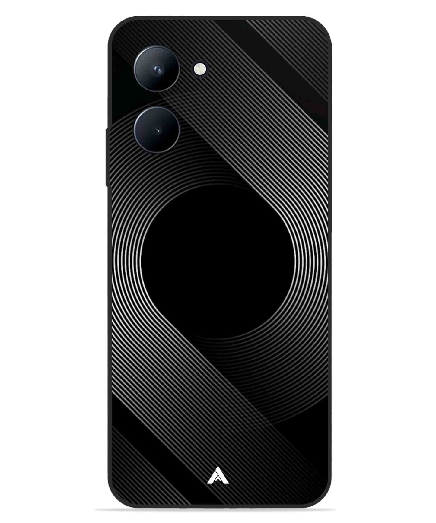 Stripe Pattern 14 Metal Back Cover Phone Case for Realme C33