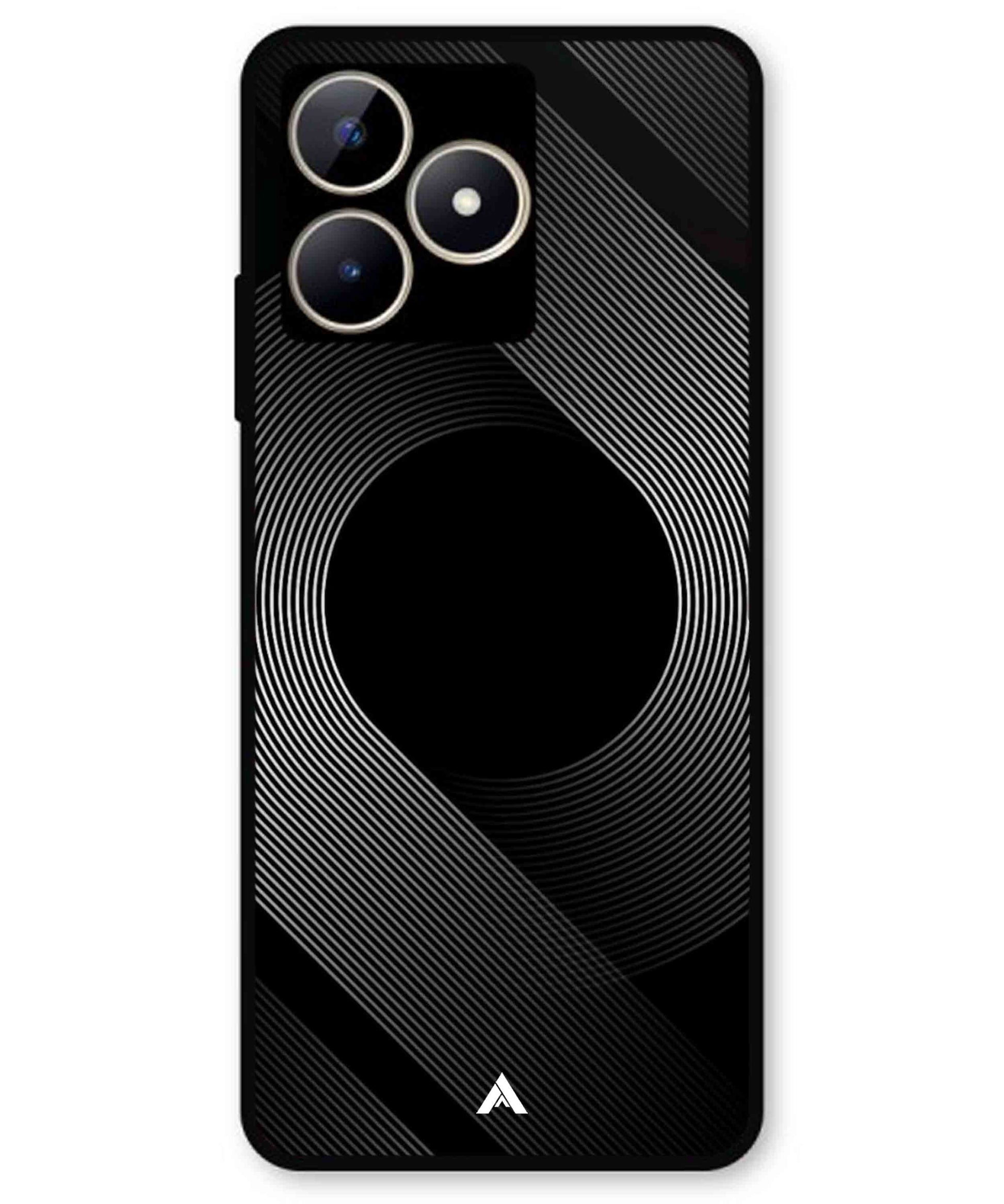 Stripe Pattern 14 Metal Back Cover Phone Case for Realme C51