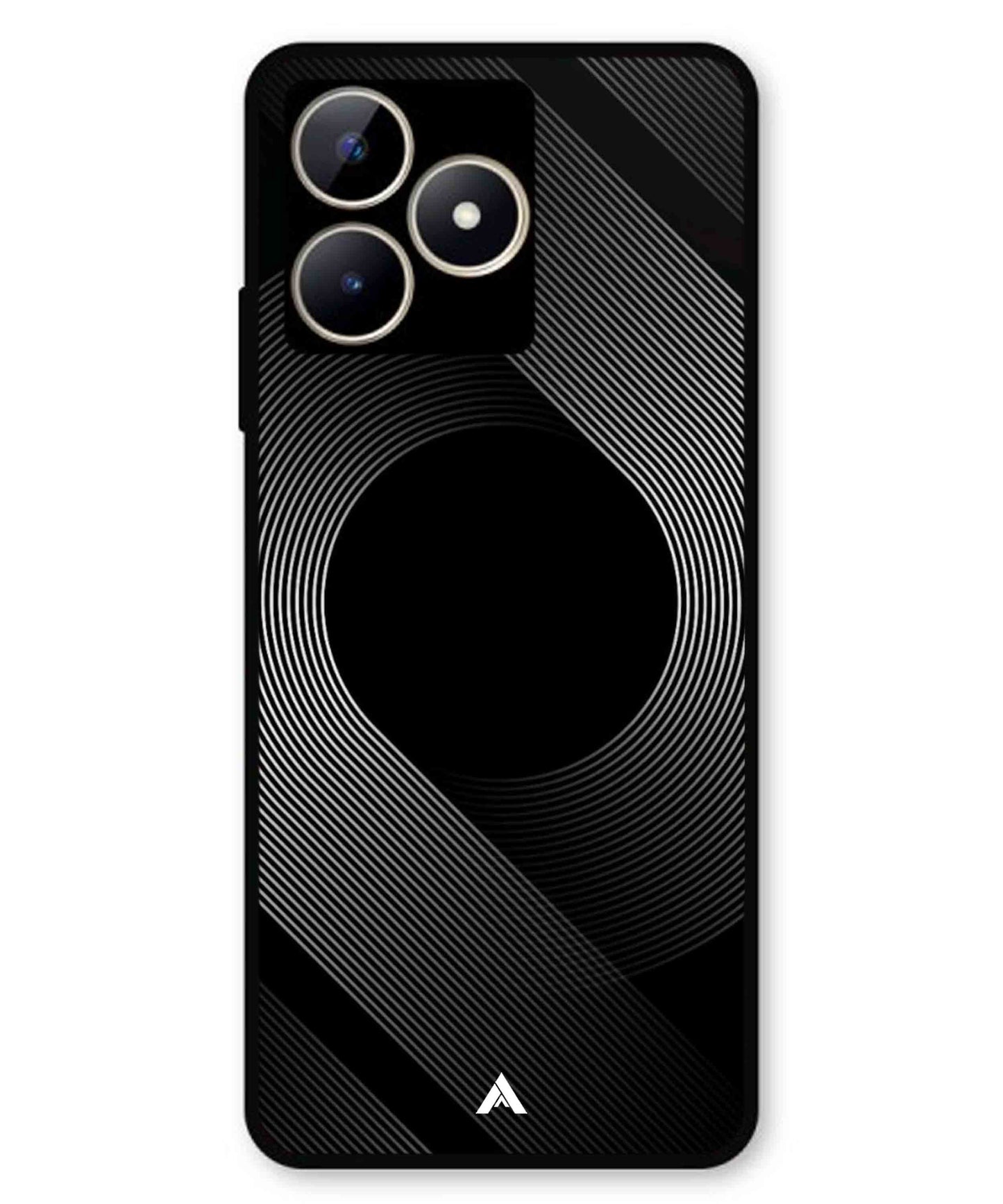 Stripe Pattern 14 Metal Back Cover Phone Case for Realme C53