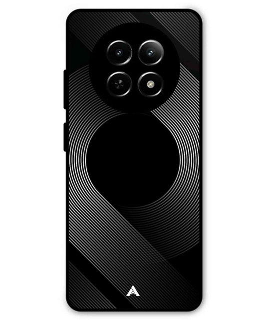 Stripe Pattern 14 Metal Back Cover Phone Case for Realme C65