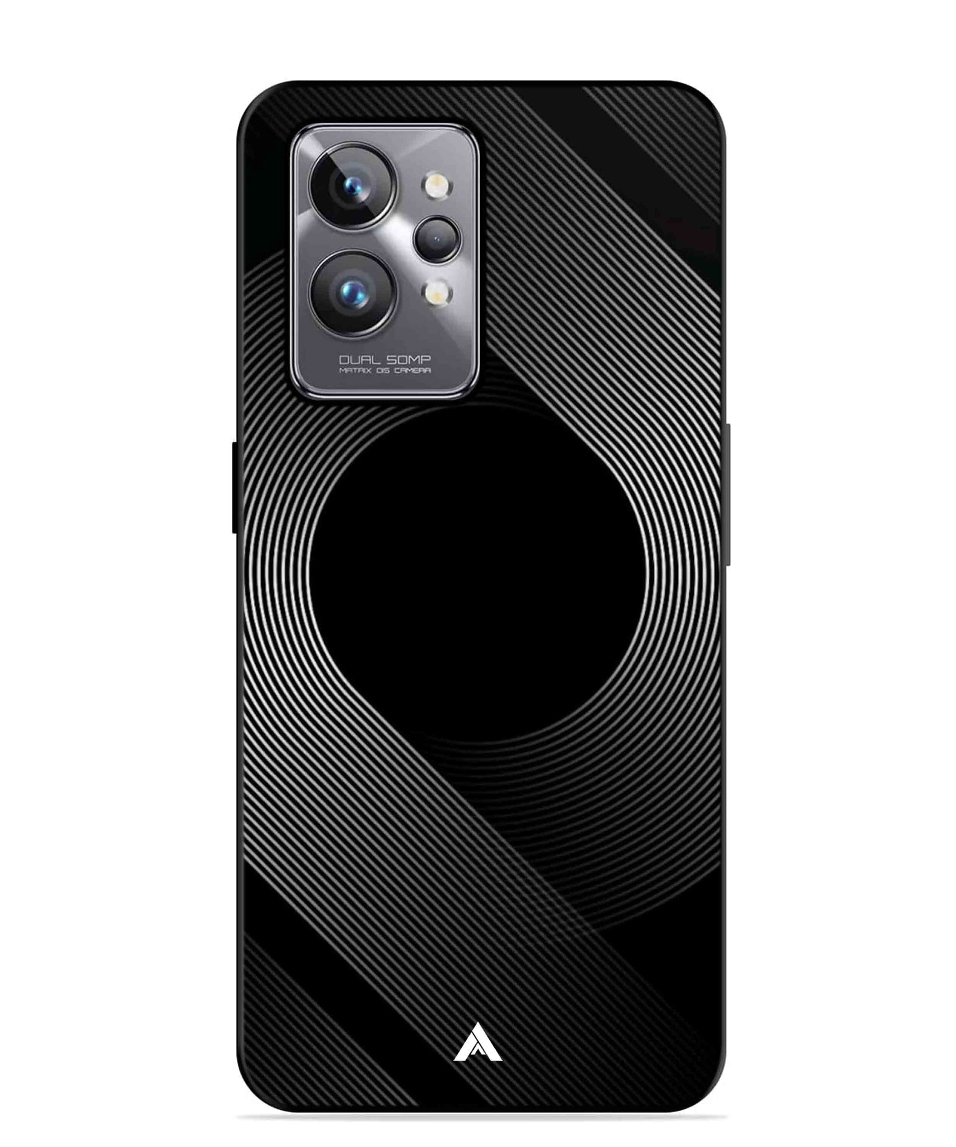Stripe Pattern 14 Metal Back Cover Phone Case for Realme GT 2 Pro