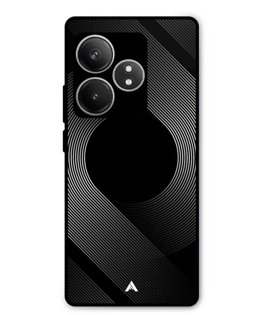 Stripe Pattern 14 Metal Back Cover Phone Case for Realme GT 6T