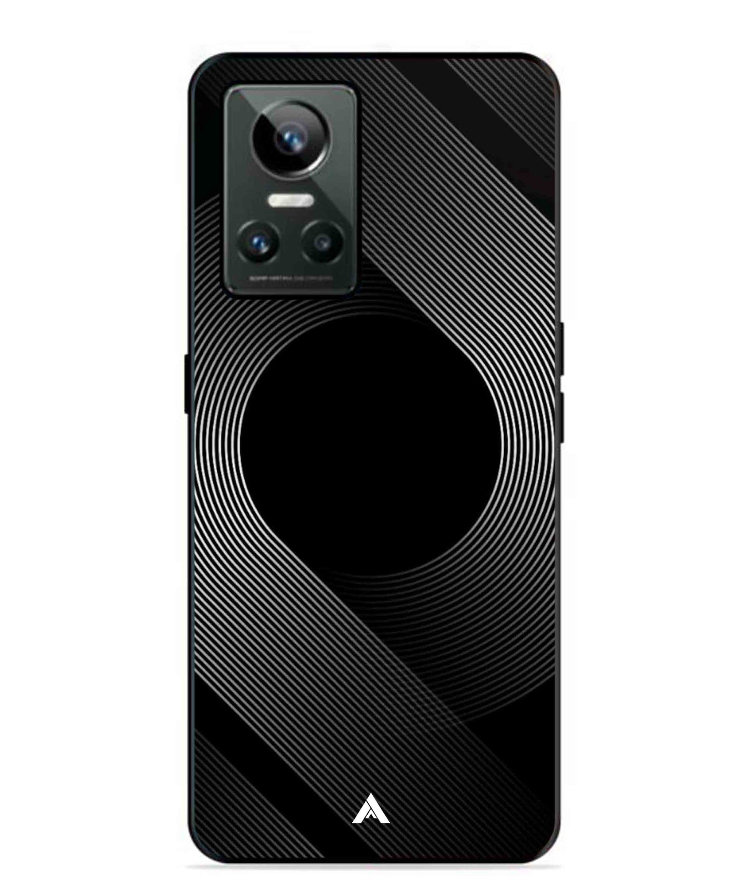Stripe Pattern 14 Metal Back Cover Phone Case for Realme GT Neo 3
