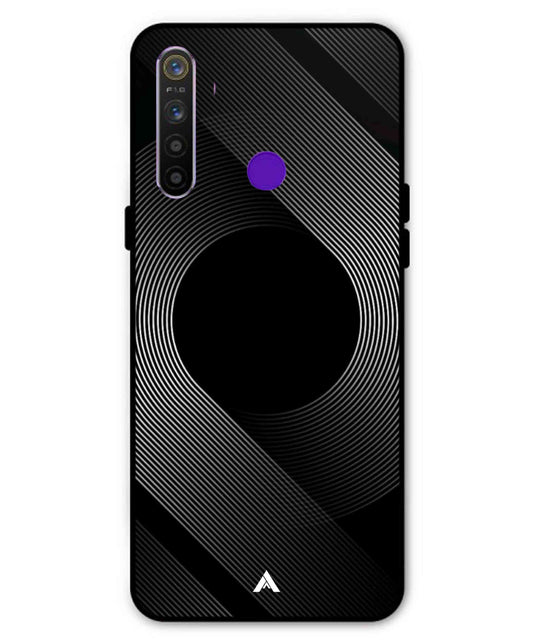 Stripe Pattern 14 Metal Back Cover Phone Case for Realme Narzo 10
