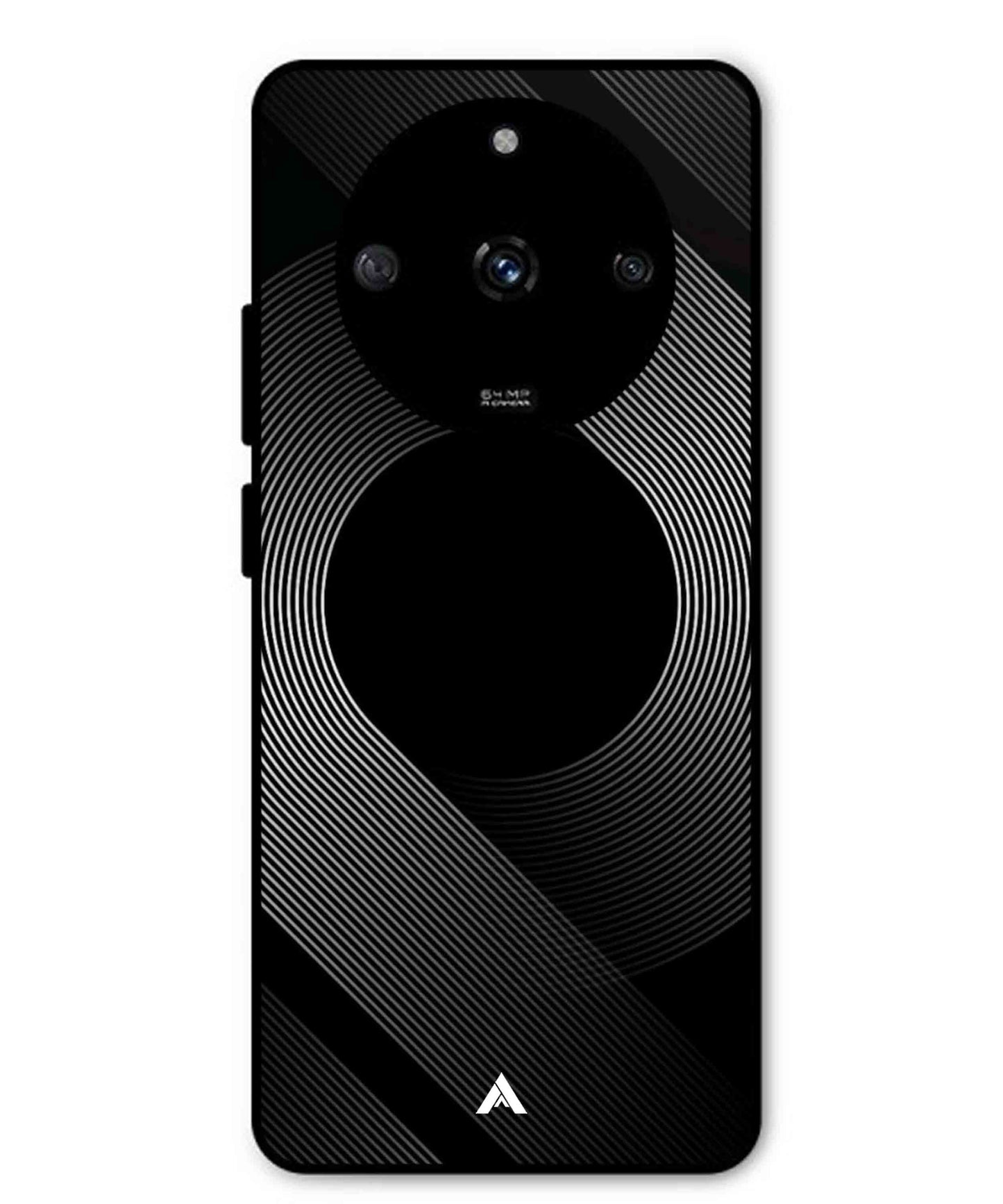 Stripe Pattern 14 Metal Back Cover Phone Case for Realme Narzo 60