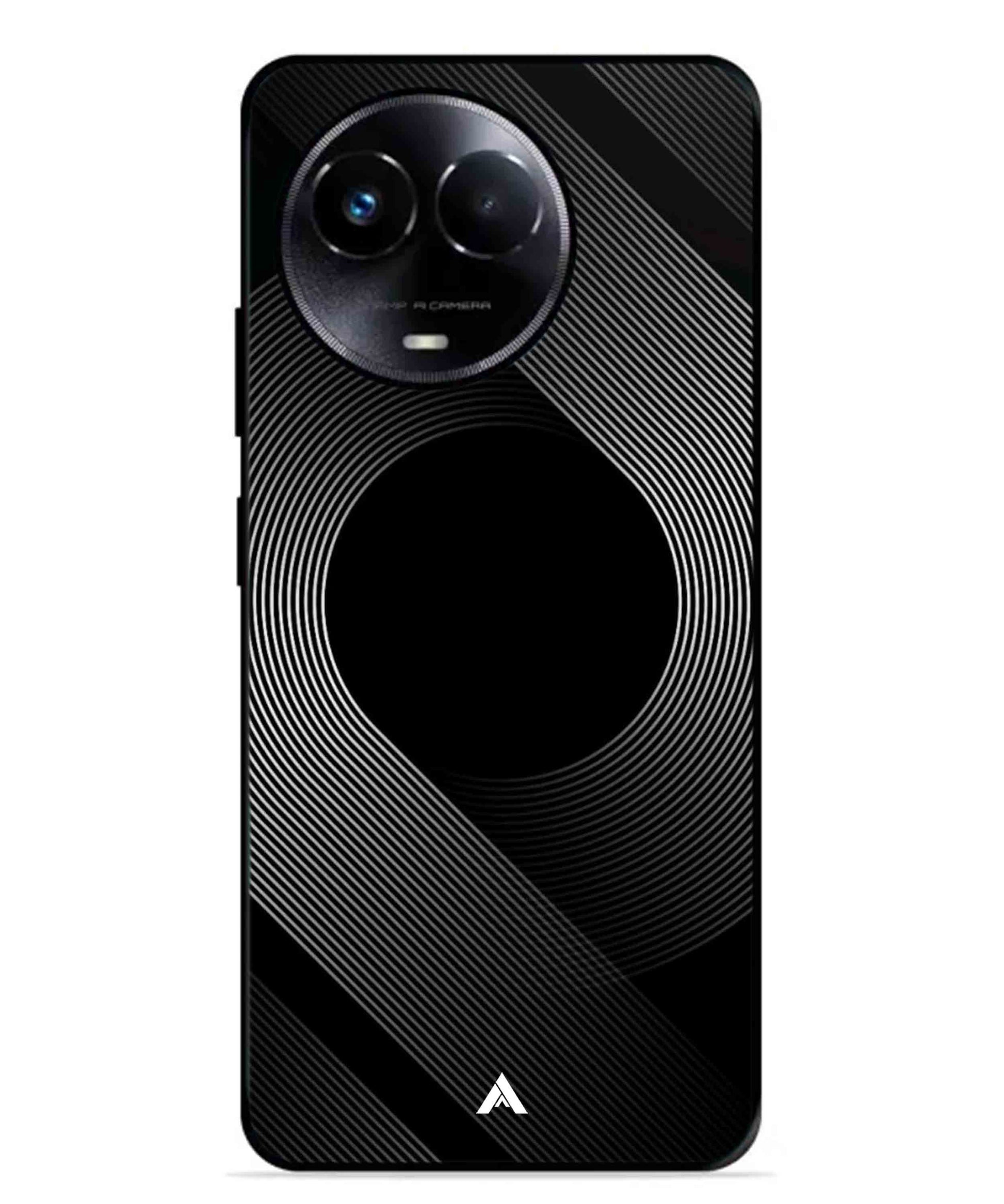 Stripe Pattern 14 Metal Back Cover Phone Case for Realme Narzo 60X cf2759ad-c483-4a67-83b6-055afffd367a