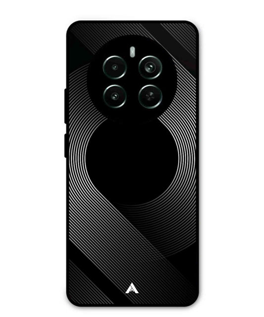 Stripe Pattern 14 Metal Back Cover Phone Case for Realme Narzo 70