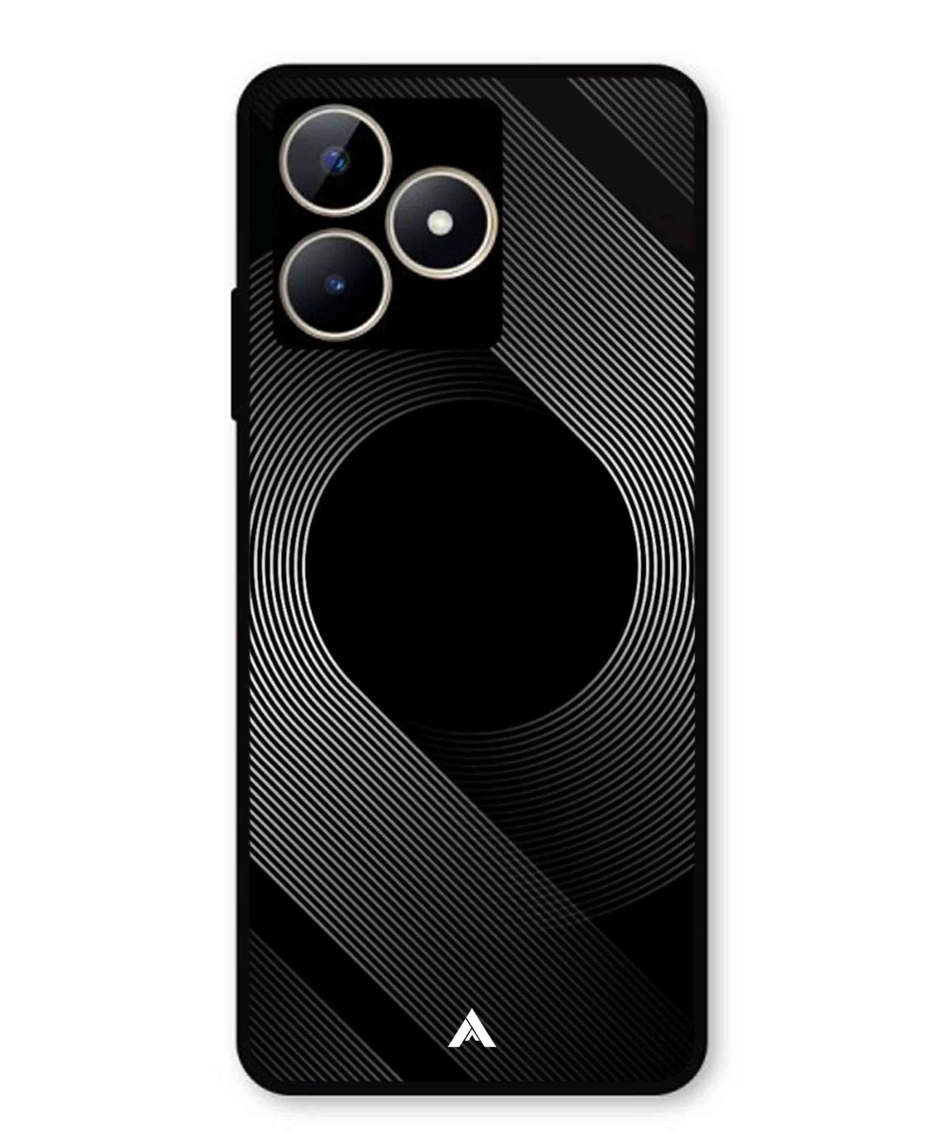Stripe Pattern 14 Metal Back Cover Phone Case for Realme Narzo N53
