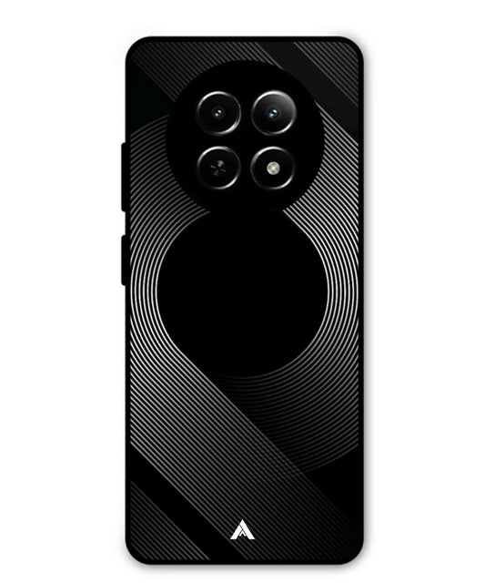 Stripe Pattern 14 Metal Back Cover Phone Case for Realme Narzo N65